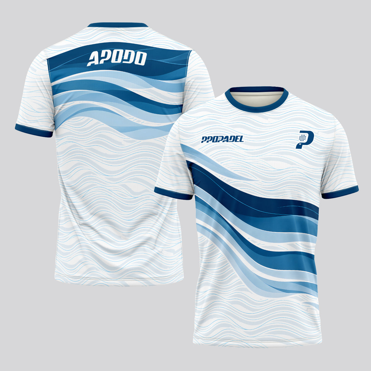 Design Phrase Padel Printed Sleeves Orange Padel T-Shirt