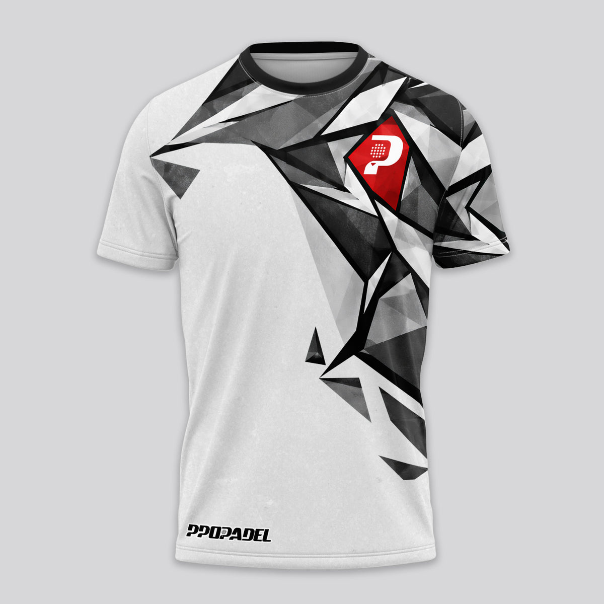 Design Phrase Padel Printed Sleeves Orange Padel T-Shirt