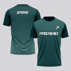 Design Phrase Padel Printed Sleeves Orange Padel T-Shirt