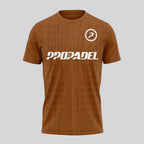 Design Phrase Padel Printed Sleeves Orange Padel T-Shirt