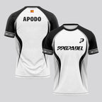 Design Phrase Padel Printed Sleeves Orange Padel T-Shirt