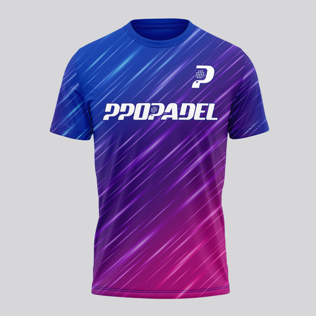 Design Phrase Padel Printed Sleeves Orange Padel T-Shirt