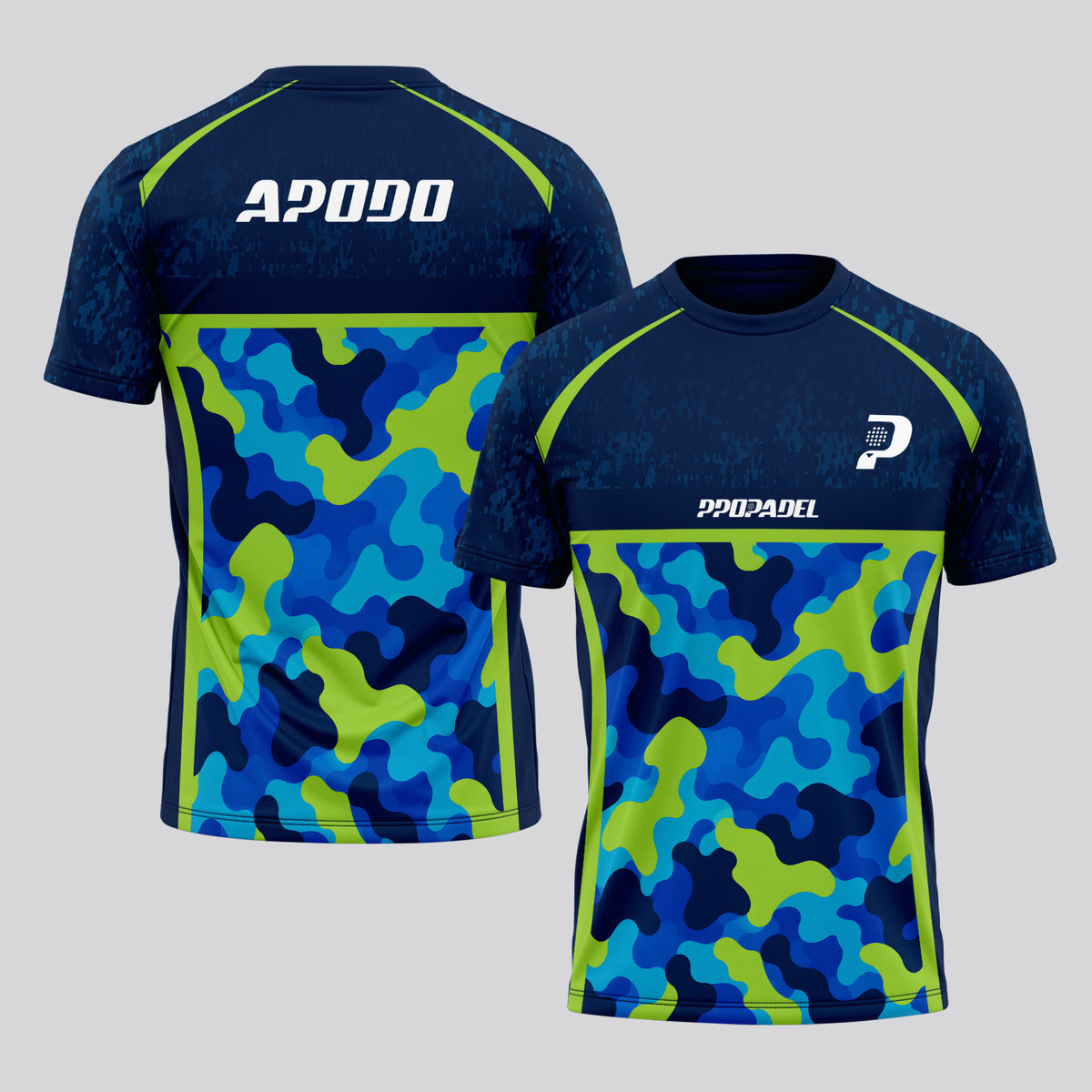Design Phrase Padel Printed Sleeves Orange Padel T-Shirt