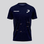 Design Phrase Padel Printed Sleeves Orange Padel T-Shirt