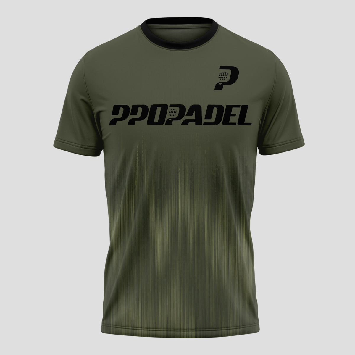 Minimalist Olive Green Sporty Style – Padel T-Shirt