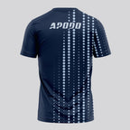 Design Phrase Padel Printed Sleeves Orange Padel T-Shirt