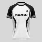 Design Phrase Padel Printed Sleeves Orange Padel T-Shirt