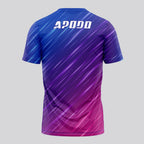 Design Phrase Padel Printed Sleeves Orange Padel T-Shirt