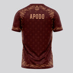Design Phrase Padel Printed Sleeves Orange Padel T-Shirt