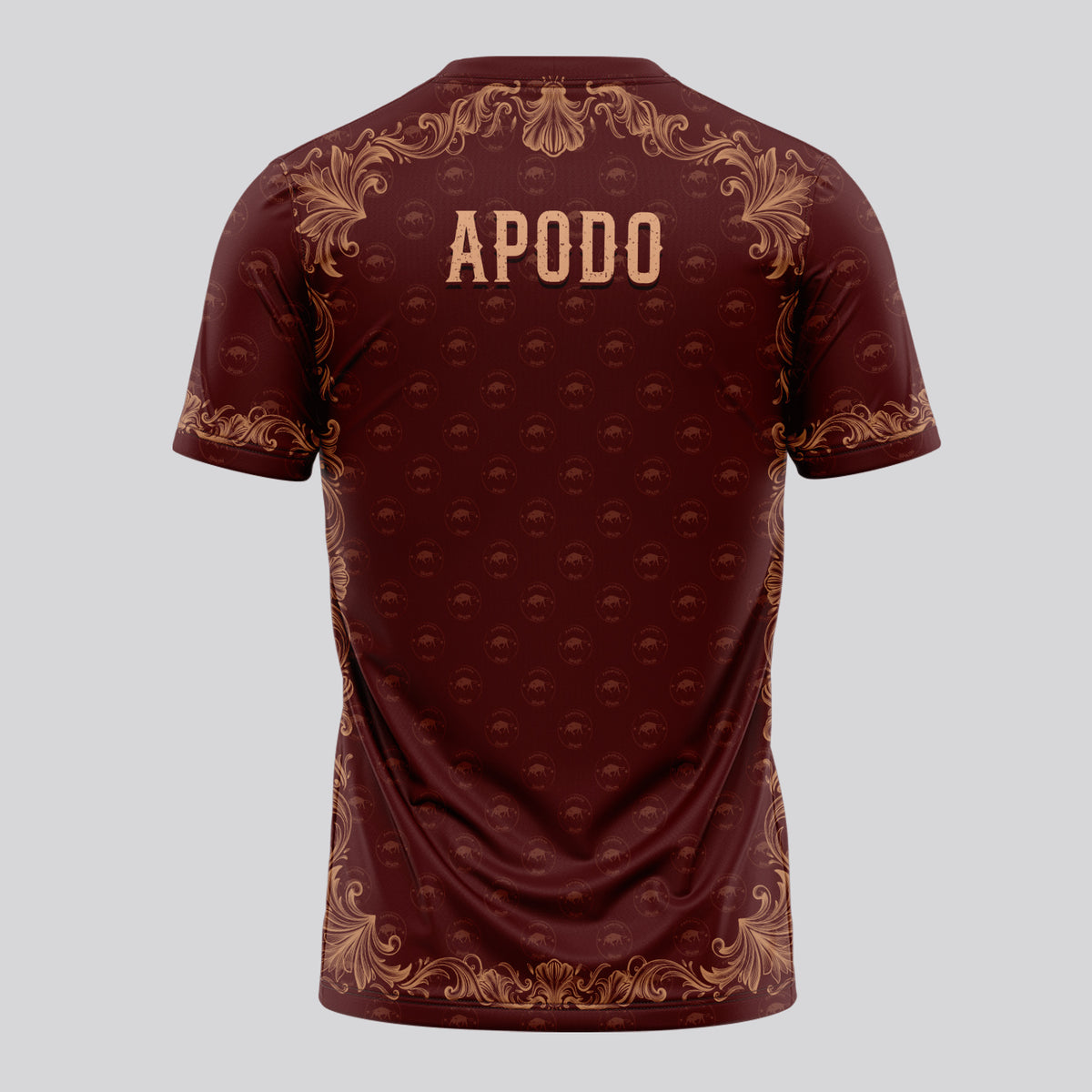 Design Phrase Padel Printed Sleeves Orange Padel T-Shirt
