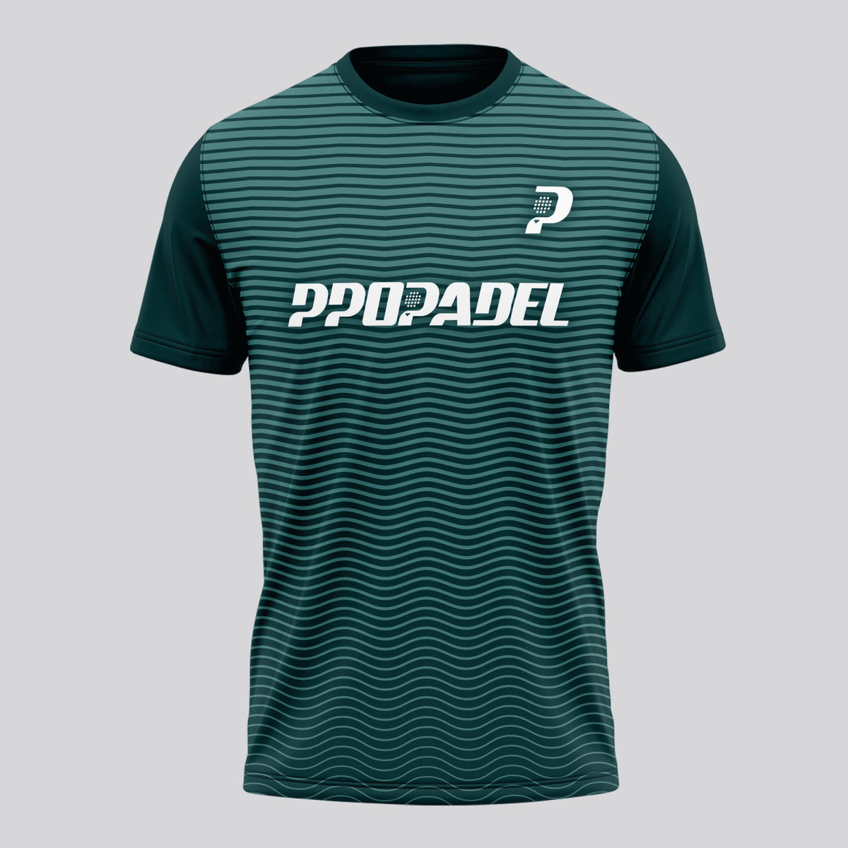 Design Phrase Padel Printed Sleeves Orange Padel T-Shirt