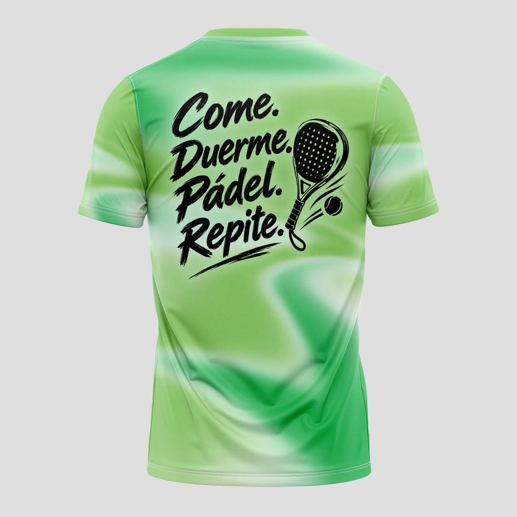 Eat Sleep Padel Repeat Phrase Design Padel T-Shirt