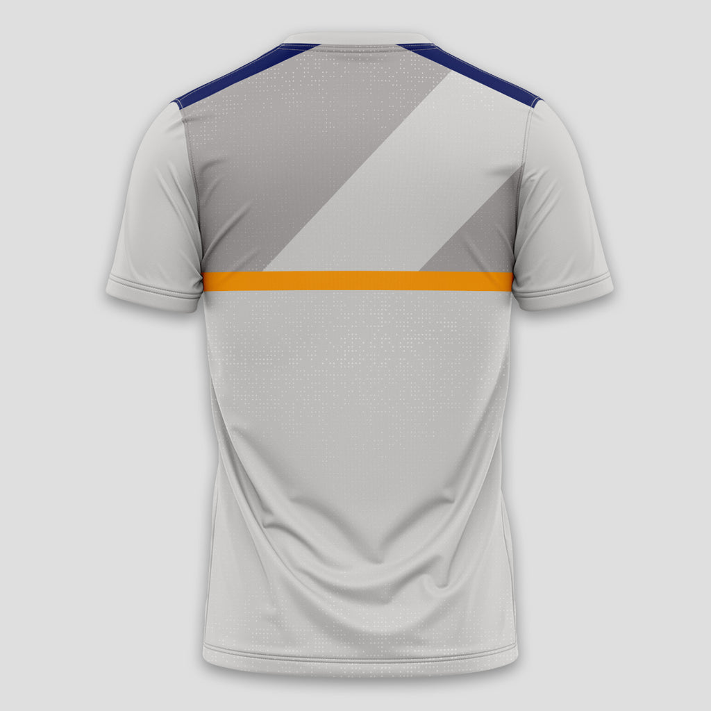 Estilo Deportivo Gris y Naranja – Camiseta de Pádel