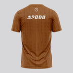 Design Phrase Padel Printed Sleeves Orange Padel T-Shirt