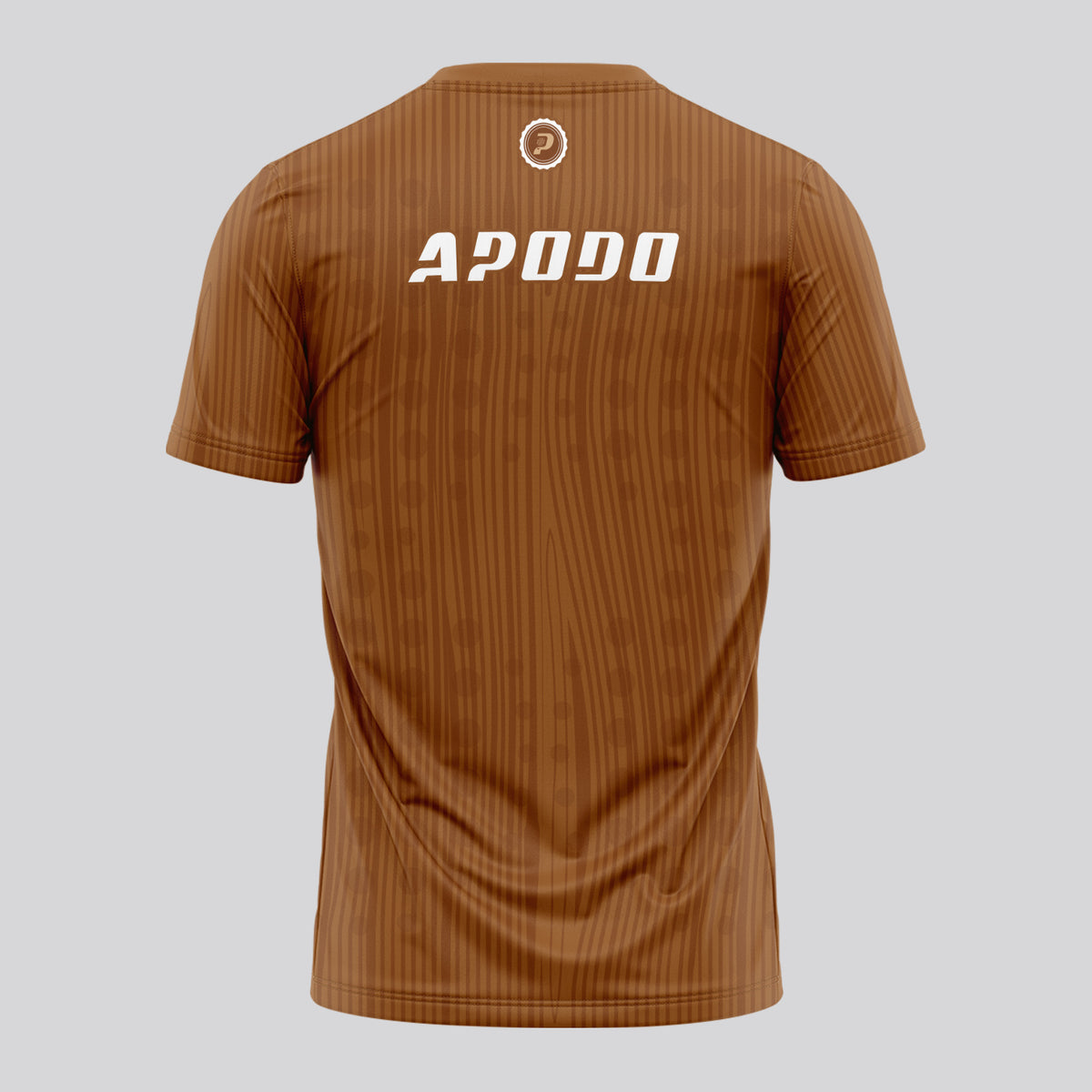 Design Phrase Padel Printed Sleeves Orange Padel T-Shirt