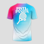 Design Phrase Track Passion Celeste Pink Padel T-Shirt