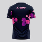 Design Phrase Padel Printed Sleeves Orange Padel T-Shirt