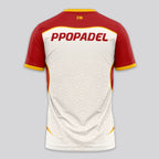 Design Phrase Padel Printed Sleeves Orange Padel T-Shirt