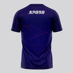 Design Phrase Padel Printed Sleeves Orange Padel T-Shirt