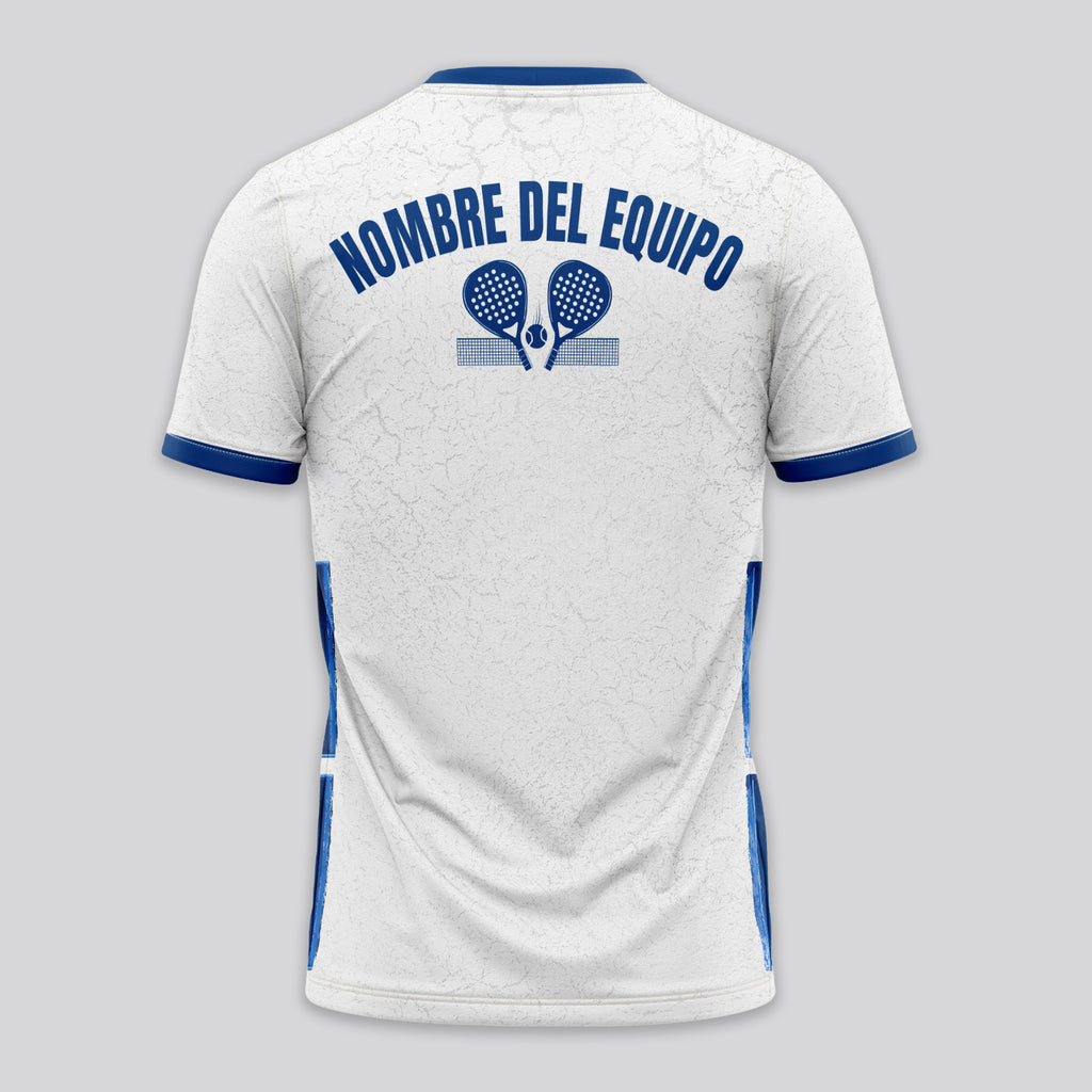 Design Phrase Padel Printed Sleeves Orange Padel T-Shirt