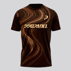 Design Phrase Padel Printed Sleeves Orange Padel T-Shirt