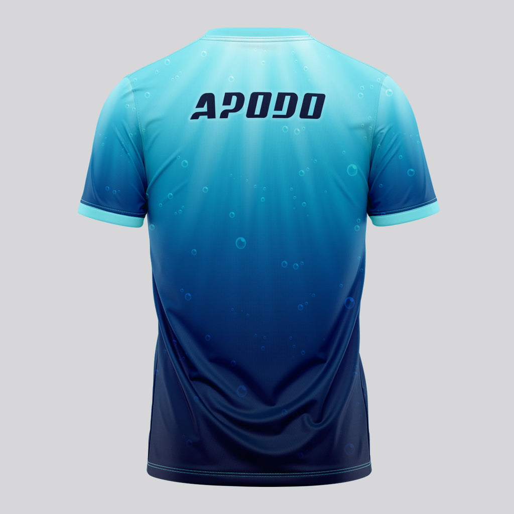 Design Phrase Padel Printed Sleeves Orange Padel T-Shirt