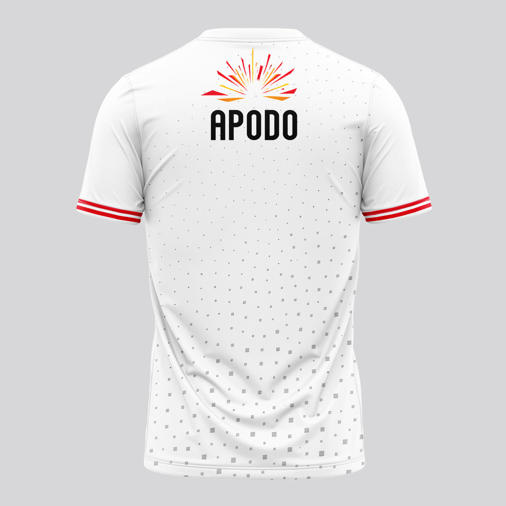 Design Phrase Padel Printed Sleeves Orange Padel T-Shirt