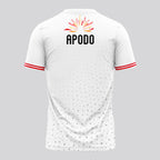 Design Phrase Padel Printed Sleeves Orange Padel T-Shirt
