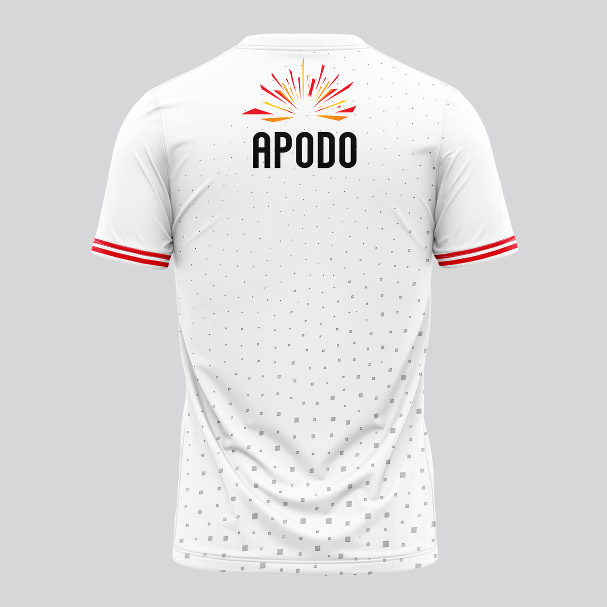 Design Phrase Padel Printed Sleeves Orange Padel T-Shirt