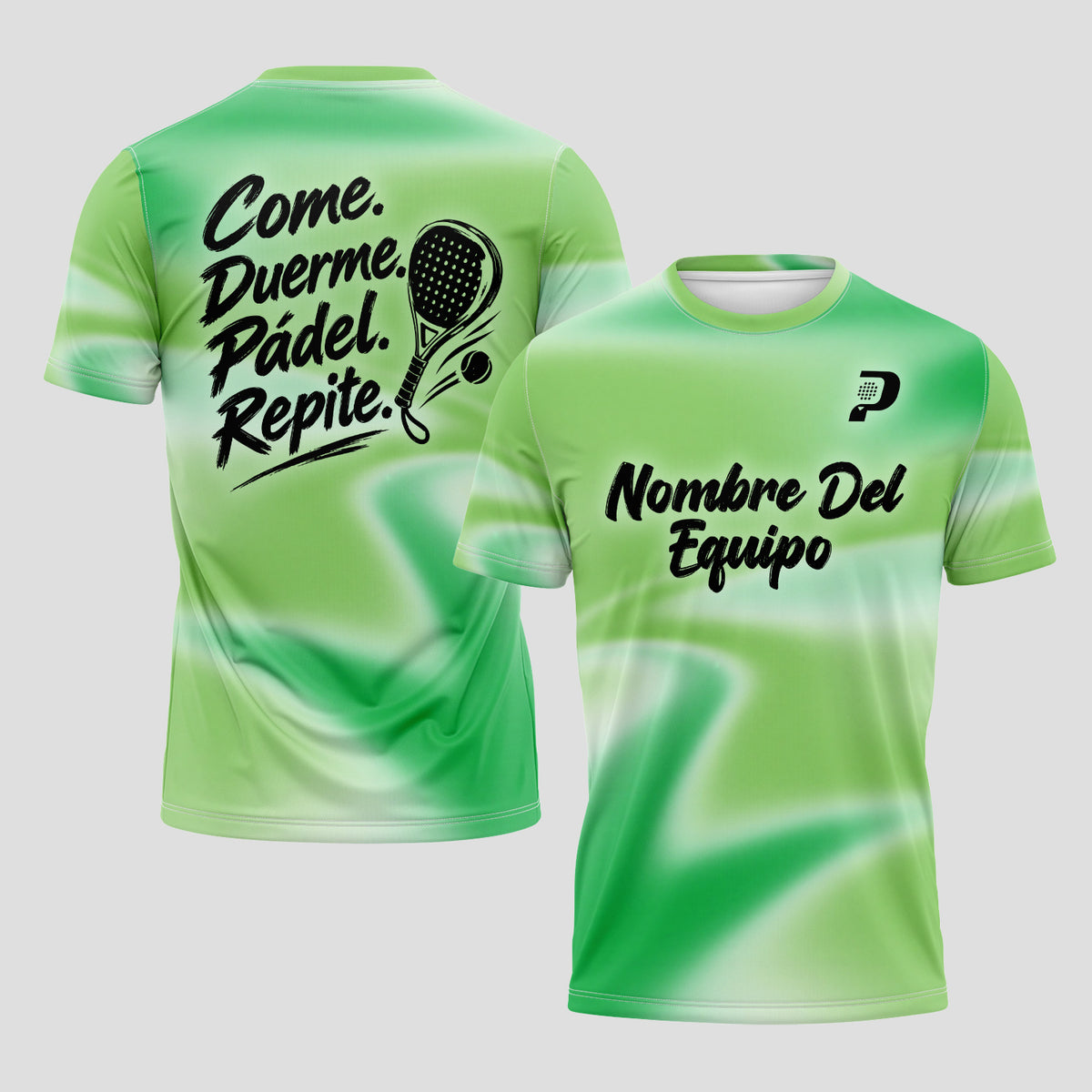 Eat Sleep Padel Repeat Phrase Design Padel T-Shirt
