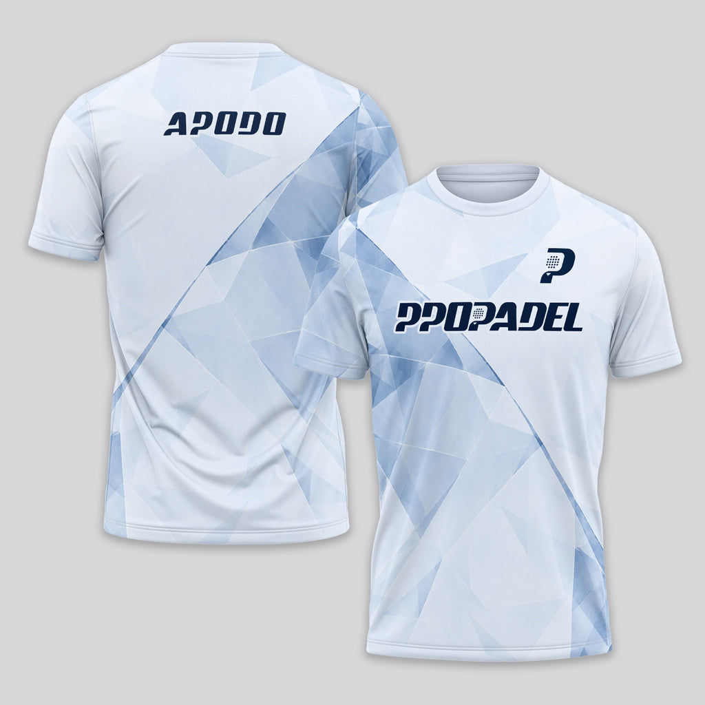 Design Phrase Padel Printed Sleeves Orange Padel T-Shirt