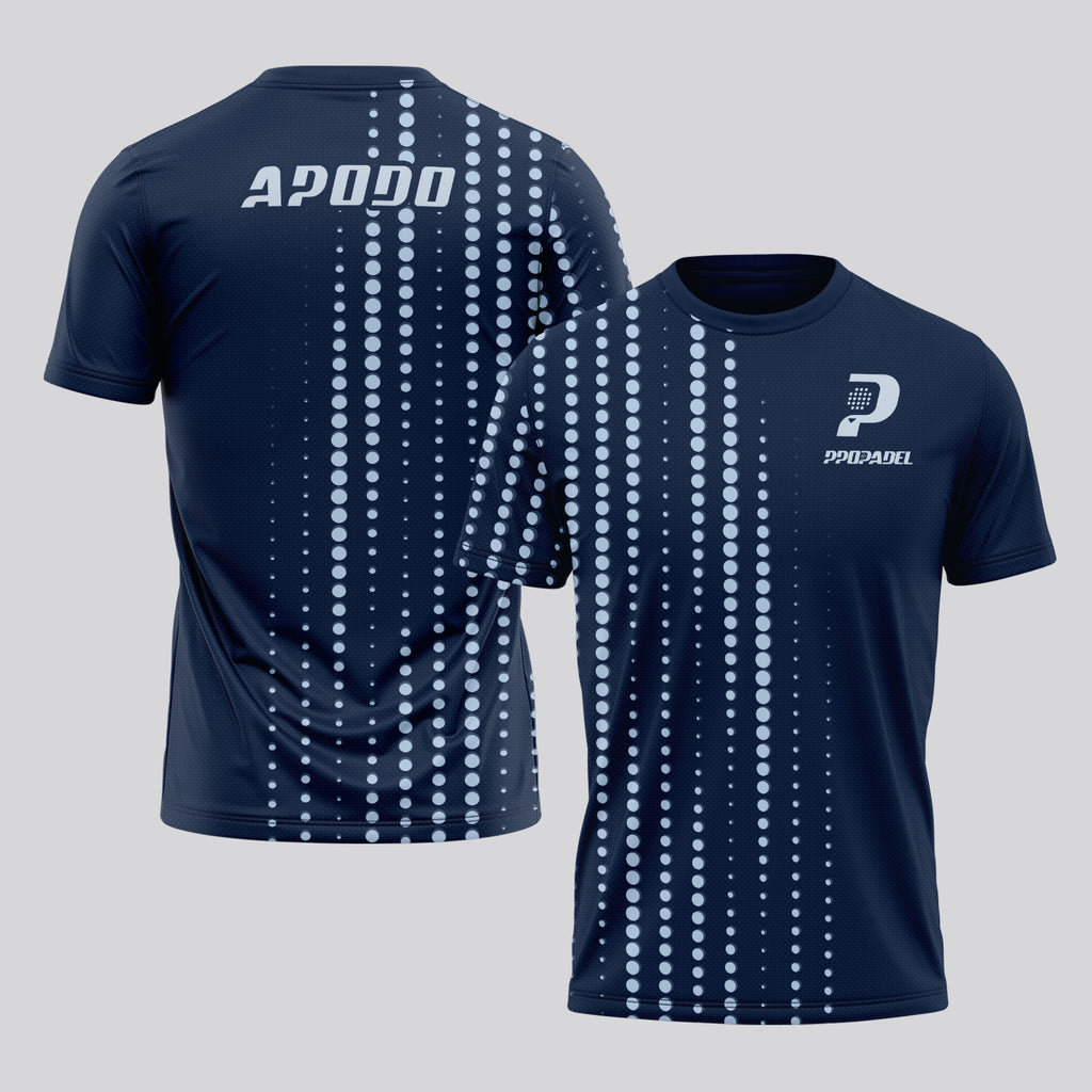 Design Phrase Padel Printed Sleeves Orange Padel T-Shirt