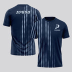 Design Phrase Padel Printed Sleeves Orange Padel T-Shirt