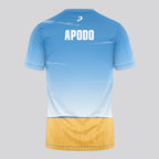 Design Phrase Padel Printed Sleeves Orange Padel T-Shirt