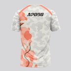 Design Phrase Padel Printed Sleeves Orange Padel T-Shirt