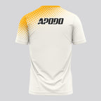 Design Phrase Padel Printed Sleeves Orange Padel T-Shirt