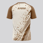Design Phrase Padel Printed Sleeves Orange Padel T-Shirt