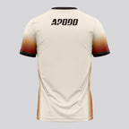 Design Phrase Padel Printed Sleeves Orange Padel T-Shirt