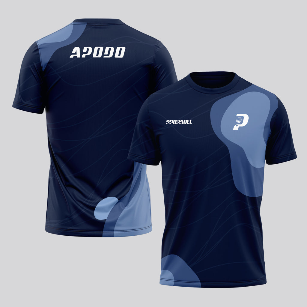 Design Phrase Padel Printed Sleeves Orange Padel T-Shirt