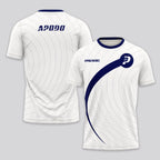 Design Phrase Padel Printed Sleeves Orange Padel T-Shirt