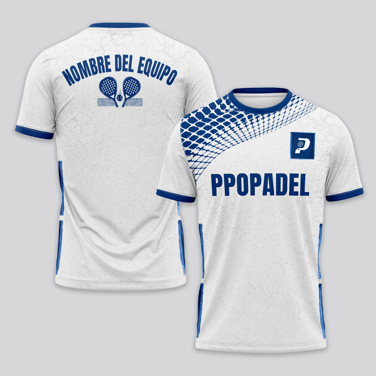 Design Phrase Padel Printed Sleeves Orange Padel T-Shirt