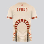 Design Phrase Padel Printed Sleeves Orange Padel T-Shirt