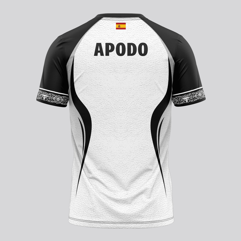 Design Phrase Padel Printed Sleeves Orange Padel T-Shirt