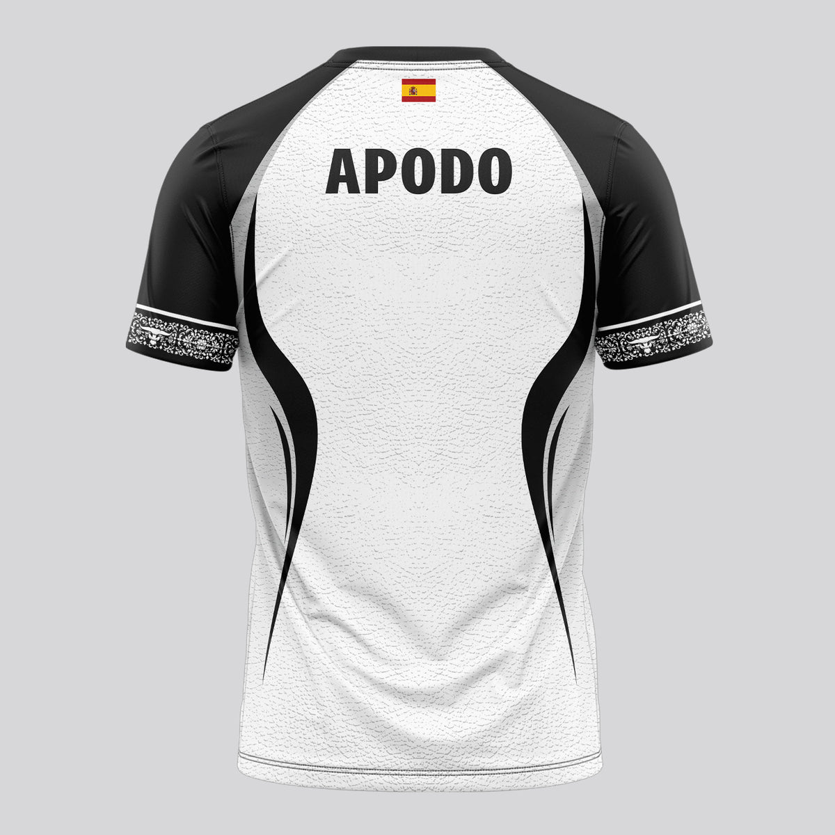 Design Phrase Padel Printed Sleeves Orange Padel T-Shirt