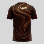 Design Phrase Padel Printed Sleeves Orange Padel T-Shirt