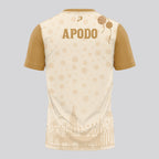 Design Phrase Padel Printed Sleeves Orange Padel T-Shirt