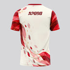 Design Phrase Padel Printed Sleeves Orange Padel T-Shirt