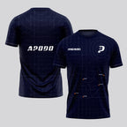 Design Phrase Padel Printed Sleeves Orange Padel T-Shirt