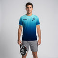 Design Phrase Padel Printed Sleeves Orange Padel T-Shirt