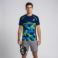 Design Phrase Padel Printed Sleeves Orange Padel T-Shirt